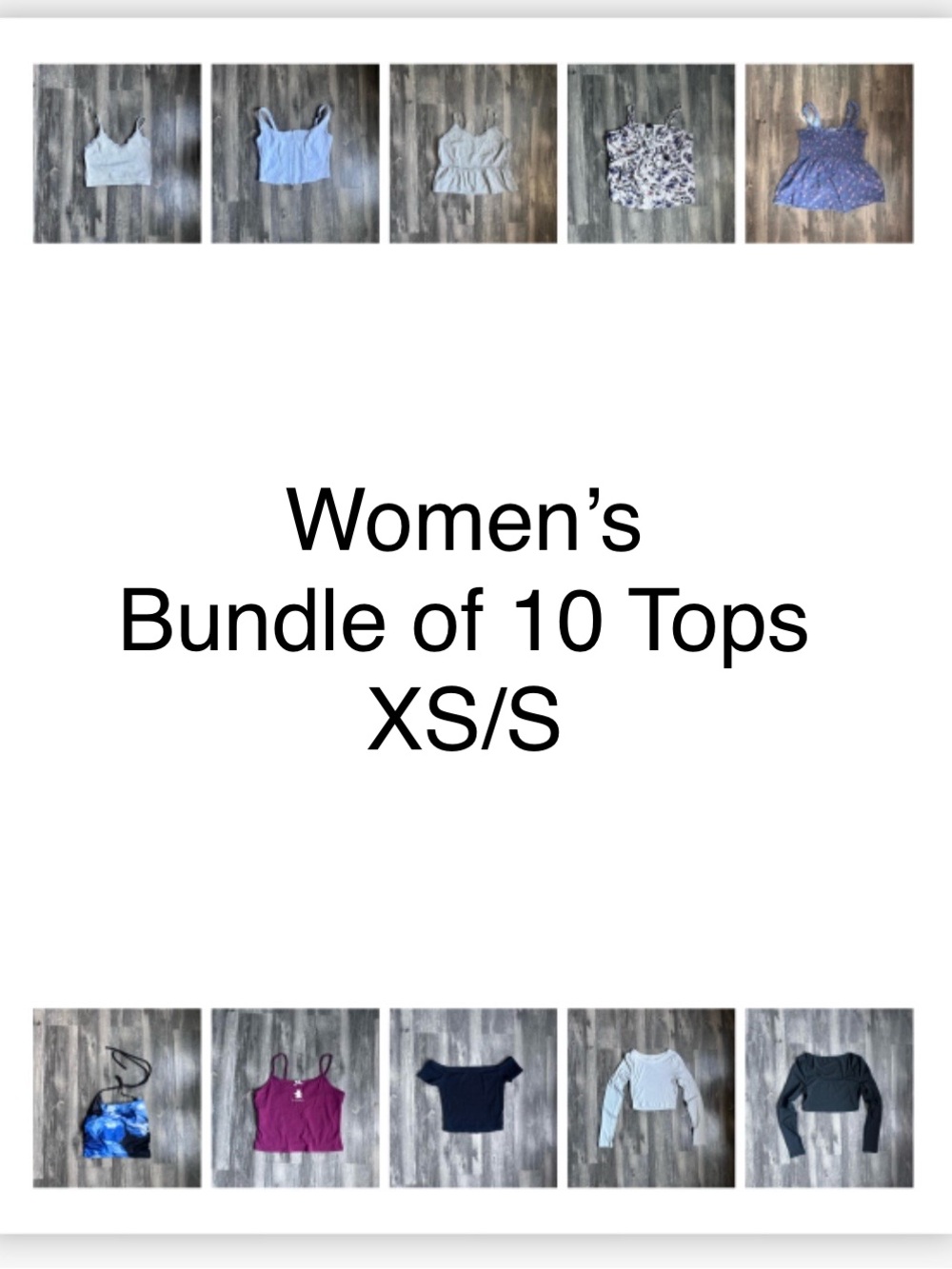 Bundle of 10 Women’s Tops Size XS|S